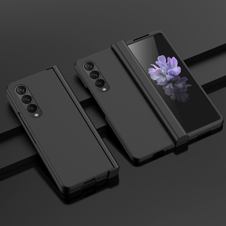 For Samsung Galaxy Z Fold4 5G PC Skin Feel Folding Phone Case(Black) - Galaxy Z Fold4 5G Cases by buy2fix | Online Shopping UK | buy2fix
