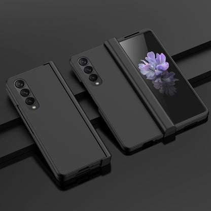 For Samsung Galaxy Z Fold4 5G PC Skin Feel Folding Phone Case(Black) - Galaxy Z Fold4 5G Cases by buy2fix | Online Shopping UK | buy2fix