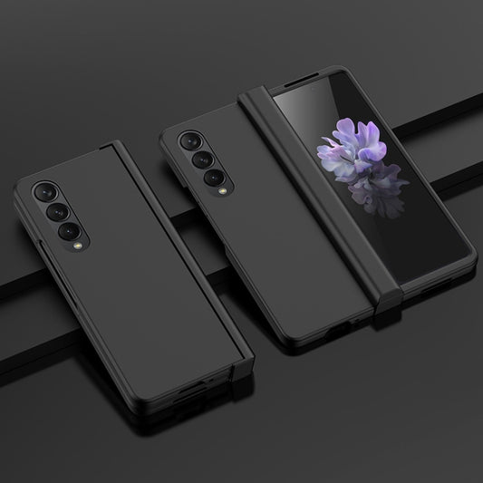 For Samsung Galaxy Z Fold4 5G PC Skin Feel Folding Phone Case(Black) - Galaxy Z Fold4 5G Cases by buy2fix | Online Shopping UK | buy2fix