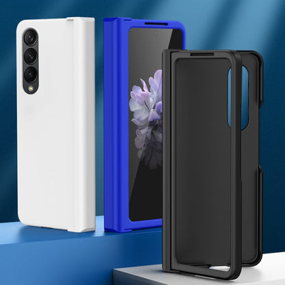 For Samsung Galaxy Z Fold4 5G PC Skin Feel Folding Phone Case(Light Purple) - Galaxy Z Fold4 5G Cases by buy2fix | Online Shopping UK | buy2fix