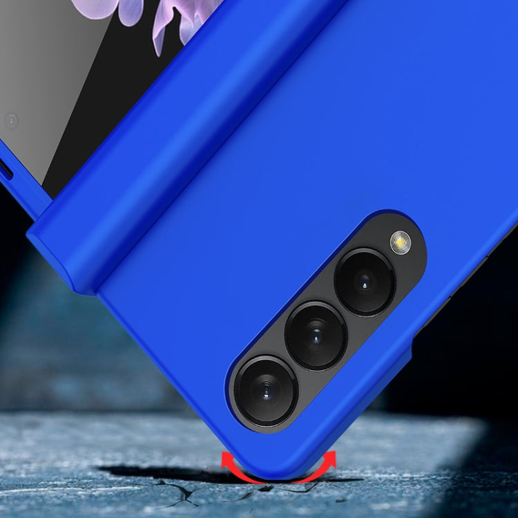 For Samsung Galaxy Z Fold4 5G PC Skin Feel Folding Phone Case(Light Purple) - Galaxy Z Fold4 5G Cases by buy2fix | Online Shopping UK | buy2fix