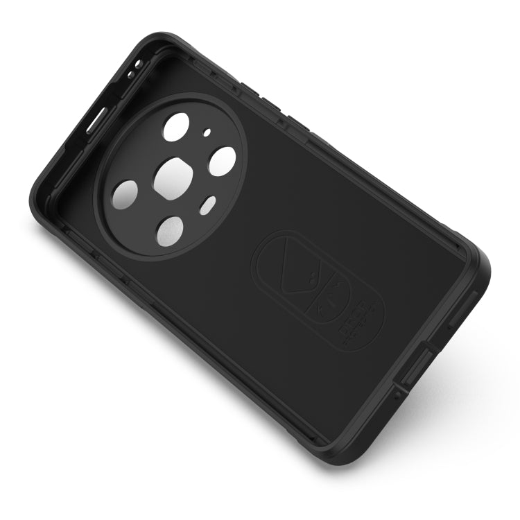 For Honor Magic4 Pro Magic Shield TPU + Flannel Phone Case(Light Blue) - Honor Cases by buy2fix | Online Shopping UK | buy2fix