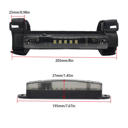 Motorcycle LED Guard Bar Light for UTV ATV Polaris RZR Golf Cart(Transparent) - Headlights by buy2fix | Online Shopping UK | buy2fix