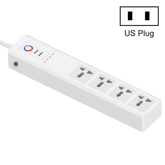 ZigBee 10A SM-SO306-M 4 Holes + 2 USB Multi-purpose Smart Power Strip(US Plug) - Smart Socket by buy2fix | Online Shopping UK | buy2fix