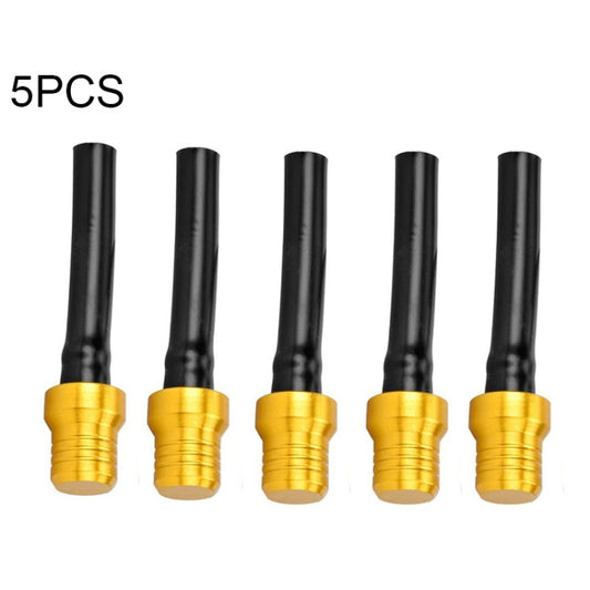 5 PCS Universal Motorcycle Tank Gas Fuel Cap Valve Vent Breather Hose Tube(Yellow) - Replacement Parts by buy2fix | Online Shopping UK | buy2fix