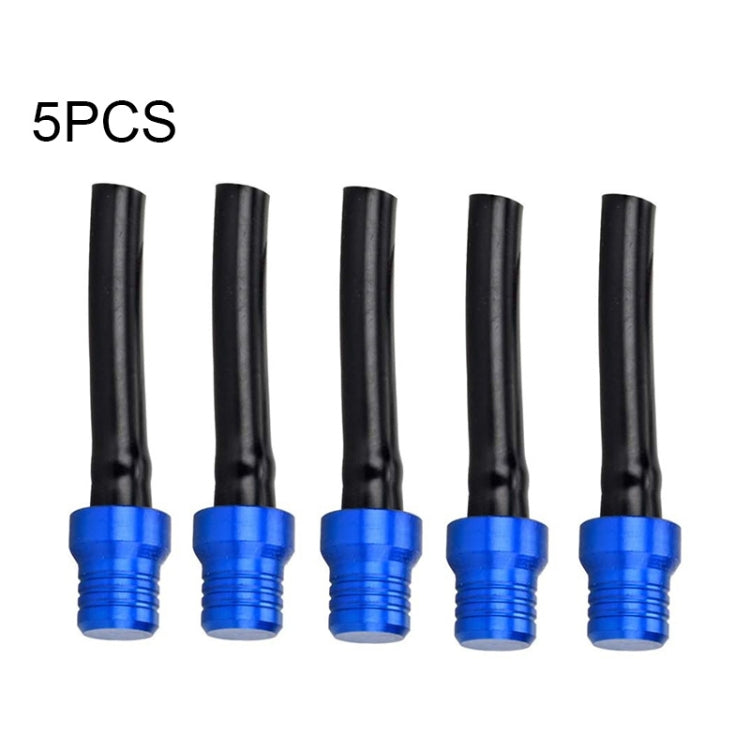 5 PCS Universal Motorcycle Tank Gas Fuel Cap Valve Vent Breather Hose Tube(Blue) - Replacement Parts by buy2fix | Online Shopping UK | buy2fix