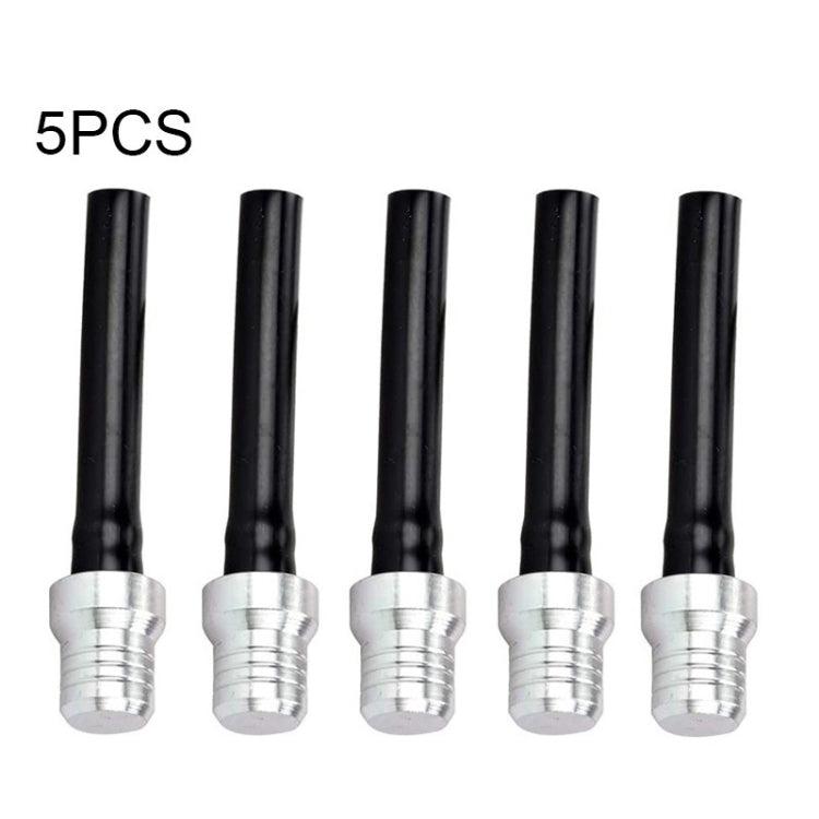 5 PCS Universal Motorcycle Tank Gas Fuel Cap Valve Vent Breather Hose Tube(Silver) - Replacement Parts by buy2fix | Online Shopping UK | buy2fix