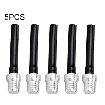 5 PCS Universal Motorcycle Tank Gas Fuel Cap Valve Vent Breather Hose Tube(Silver) - Replacement Parts by buy2fix | Online Shopping UK | buy2fix