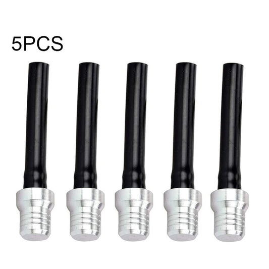 5 PCS Universal Motorcycle Tank Gas Fuel Cap Valve Vent Breather Hose Tube(Silver) - Replacement Parts by buy2fix | Online Shopping UK | buy2fix