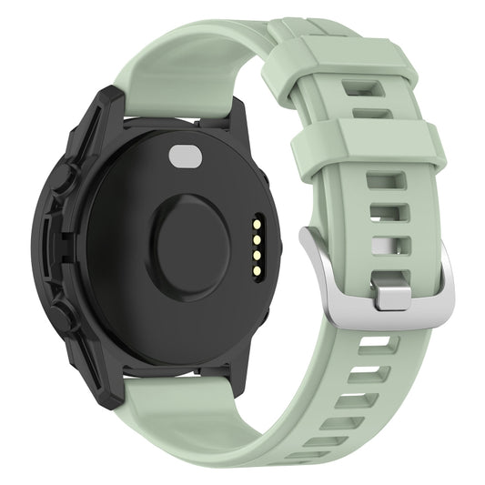 For Garmin Forerunner 955 / 255 / 745 22mm Silicone Watch Band(Mint Green) - Watch Bands by buy2fix | Online Shopping UK | buy2fix