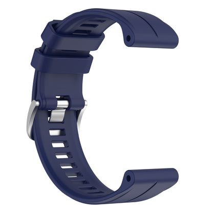 For Garmin Forerunner 955 / 255 / 745 22mm Silicone Watch Band(Dark Blue) - Watch Bands by buy2fix | Online Shopping UK | buy2fix