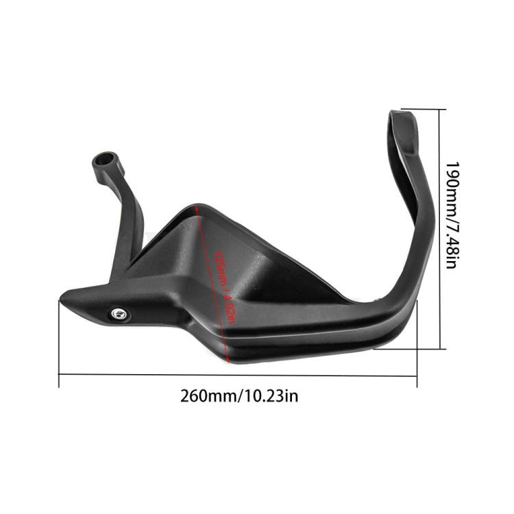 Motorcycle ABS Hand Guards Protectors for BMW R1200GS F750G SF850GS(Black) - Ornamental Parts by buy2fix | Online Shopping UK | buy2fix