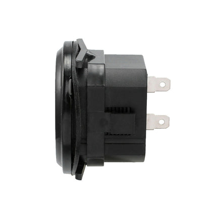 Mechanical Chronograph Marine Boat Engine Round ACDC Truck Chrono Hour Meter - Engines & Engine Parts by buy2fix | Online Shopping UK | buy2fix