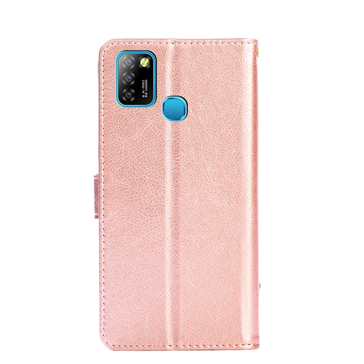 For Infinix Hot 10 Lite/Smart 5 Zipper Bag Leather Phone Case(Rose Gold) - Infinix Cases by buy2fix | Online Shopping UK | buy2fix