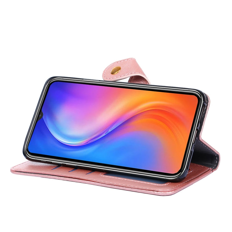 For Infinix Hot 10 Lite/Smart 5 Zipper Bag Leather Phone Case(Rose Gold) - Infinix Cases by buy2fix | Online Shopping UK | buy2fix