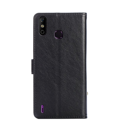 For Infinix Smart 4/X653 Zipper Bag Leather Phone Case(Black) - Infinix Cases by buy2fix | Online Shopping UK | buy2fix