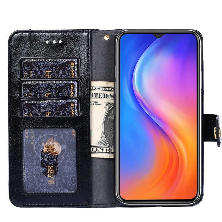For Infinix Smart 4/X653 Zipper Bag Leather Phone Case(Black) - Infinix Cases by buy2fix | Online Shopping UK | buy2fix