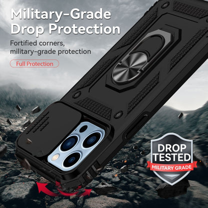 For iPhone 14 Pro Sliding Camshield Holder Phone Case(Black) - iPhone 14 Pro Cases by buy2fix | Online Shopping UK | buy2fix