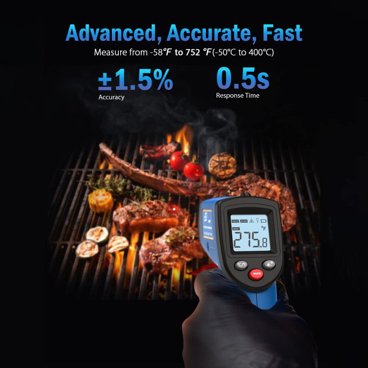 BENETECH GM321 Digital Non-Contact Infrared Thermometer, Battery Not Included - Thermostat & Thermometer by BENETECH | Online Shopping UK | buy2fix