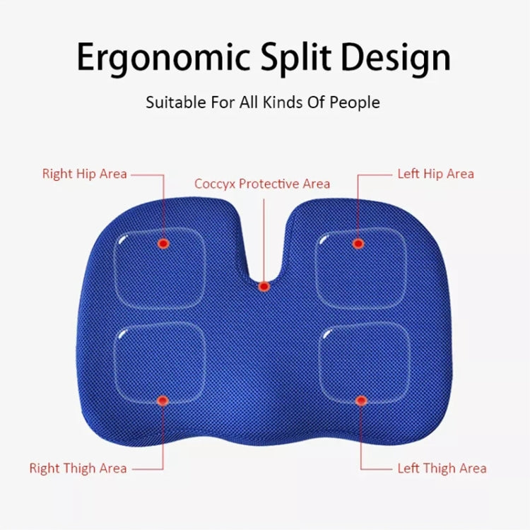 Soft U-shaped cushion Ergonomic Seat, Model:Mesh Style(Purple) - Cushions & Pillows by buy2fix | Online Shopping UK | buy2fix