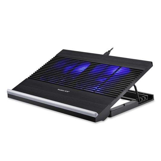 T10 Aluminum Alloy Multi Gear Adjustable Laptop Radiator(Black) - Fan Cooling by buy2fix | Online Shopping UK | buy2fix