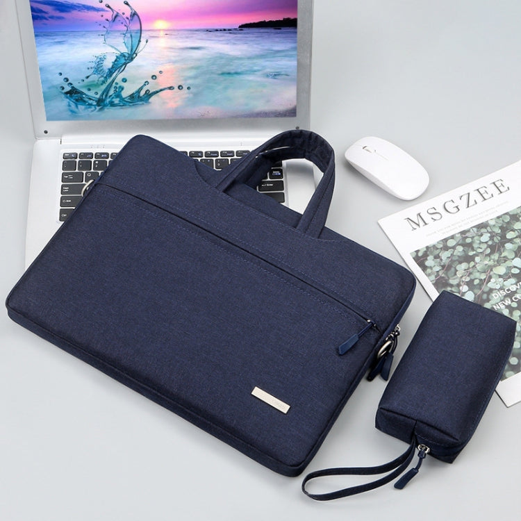 Handbag Laptop Bag Inner Bag with Power Bag, Size:14 inch(Dark Blue) by buy2fix