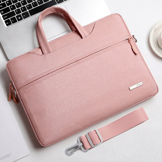 Handbag Laptop Bag Inner Bag with Shoulder Strap, Size:14 inch(Pink) by buy2fix