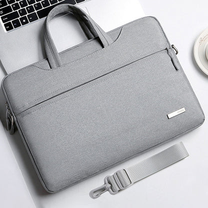 Handbag Laptop Bag Inner Bag with Shoulder Strap, Size:16.1 inch(Grey) by buy2fix
