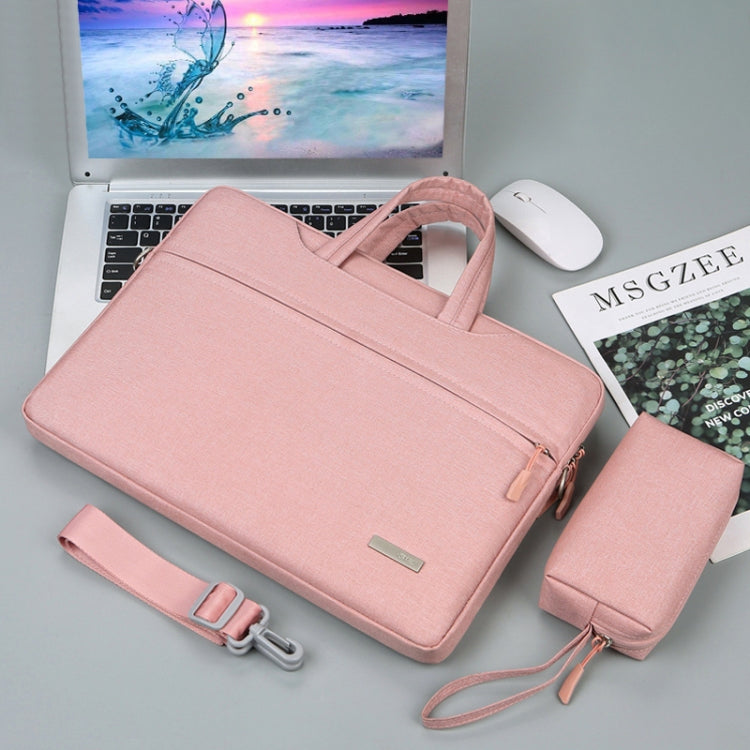 Handbag Laptop Bag Inner Bag with Shoulder Strap/Power Bag, Size:12 inch(Pink) by buy2fix