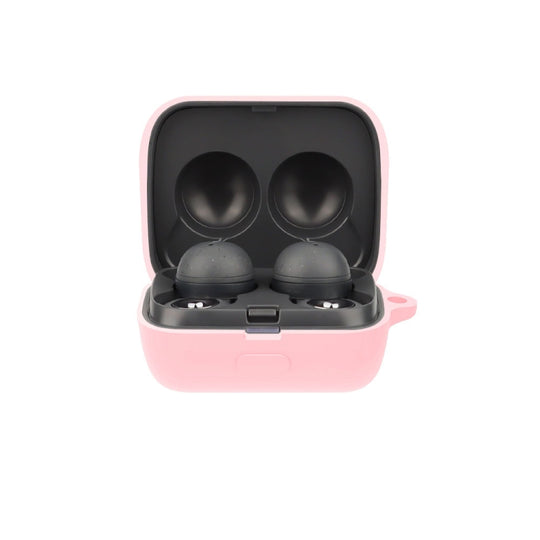 Bluetooth Earphone Silicone Protective Case For Sony LinkBuds WF-L900-2(Pink)