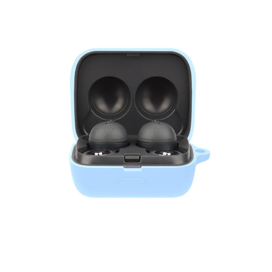 Bluetooth Earphone Silicone Protective Case For Sony LinkBuds WF-L900-2(Sky Blue)