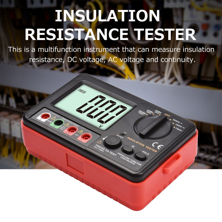 BENETECH GT5306A Insulation Resistance Tester, Battery Not Included - Battery & Resistance Tester by BENETECH | Online Shopping UK | buy2fix