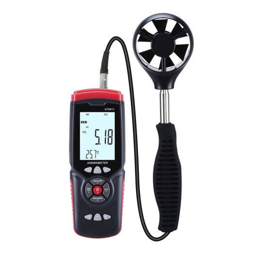 GT8913 Handheld Digital LCD Hot Wire Anemometer, Battery Not Included - Tachometers & Anemometer by buy2fix | Online Shopping UK | buy2fix