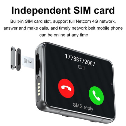 S999 2.88 inch TFT Screen 4G Smart Watch, Android 9.0 4GB+64GB(Silver) by buy2fix