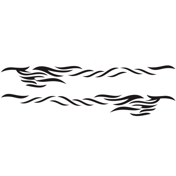 2 PCS/Set D-369 Totem Pattern Car Decorative Sticker(Black) by buy2fix