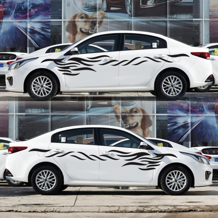 2 PCS/Set D-369 Totem Pattern Car Decorative Sticker(Black) by buy2fix