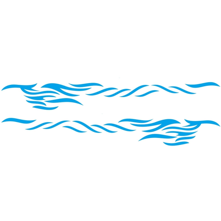 2 PCS/Set D-369 Totem Pattern Car Decorative Sticker(Blue) by buy2fix