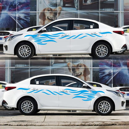 2 PCS/Set D-369 Totem Pattern Car Decorative Sticker(Blue) by buy2fix