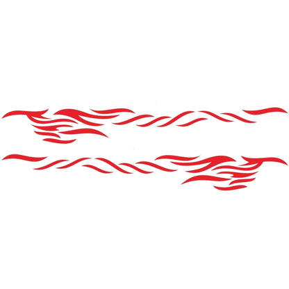 2 PCS/Set D-369 Totem Pattern Car Decorative Sticker(Red) by buy2fix