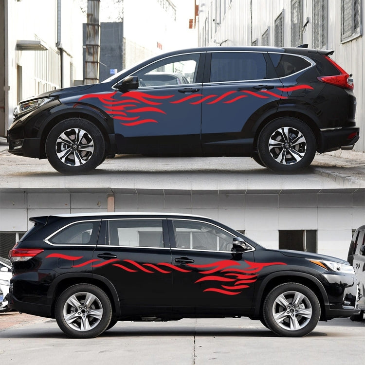 2 PCS/Set D-369 Totem Pattern Car Decorative Sticker(Red) by buy2fix