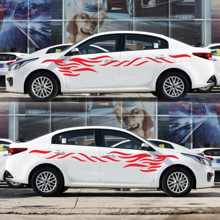 2 PCS/Set D-369 Totem Pattern Car Decorative Sticker(Red) by buy2fix