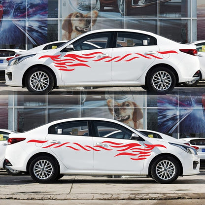 2 PCS/Set D-369 Totem Pattern Car Decorative Sticker(Red) by buy2fix