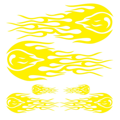 D-451 Car Modified Side Door Front Rear Bumpers Rearview Mirror Decorative Sticker(Yellow) - Decorative Sticker by buy2fix | Online Shopping UK | buy2fix