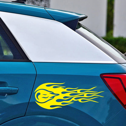 D-451 Car Modified Side Door Front Rear Bumpers Rearview Mirror Decorative Sticker(Yellow) - Decorative Sticker by buy2fix | Online Shopping UK | buy2fix