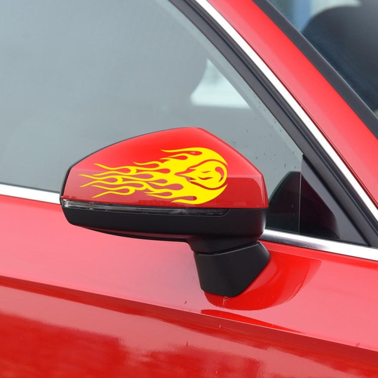 D-451 Car Modified Side Door Front Rear Bumpers Rearview Mirror Decorative Sticker(Yellow) - Decorative Sticker by buy2fix | Online Shopping UK | buy2fix