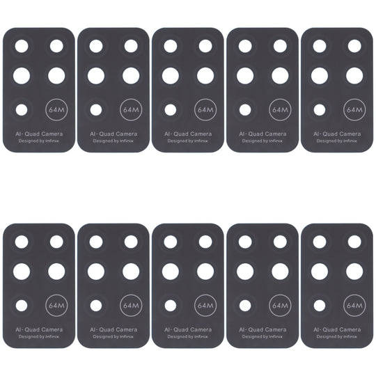 For Infinix Note 8 X692 10pcs Back Camera Lens