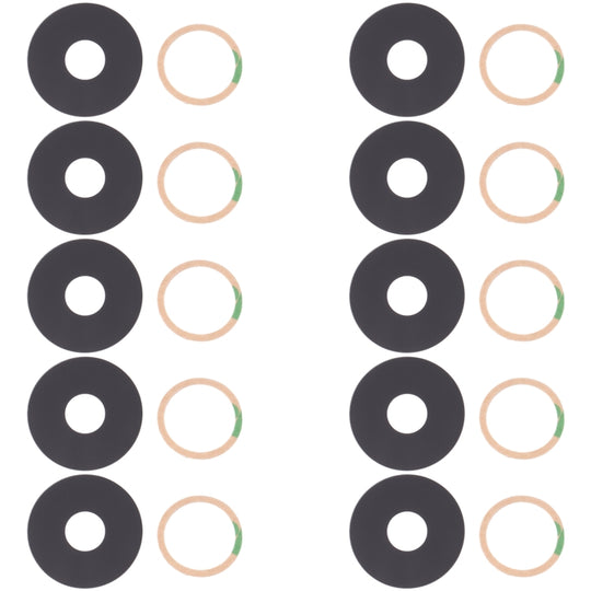 For Infinix Hot 11s X6812 X6812B 10pcs Back Camera Lens