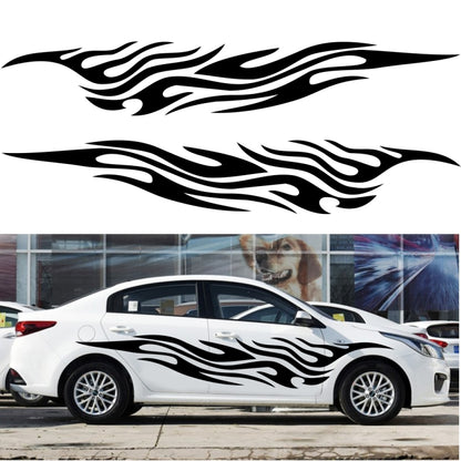 2 PCS/Set D-476 Fire Element Pattern Car Modified Decorative Sticker(Red) - Decorative Sticker by buy2fix | Online Shopping UK | buy2fix