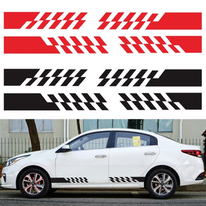 2 PCS/Set D-487 Stripe Pattern Car Modified Decorative Sticker(Blue) - Decorative Sticker by buy2fix | Online Shopping UK | buy2fix