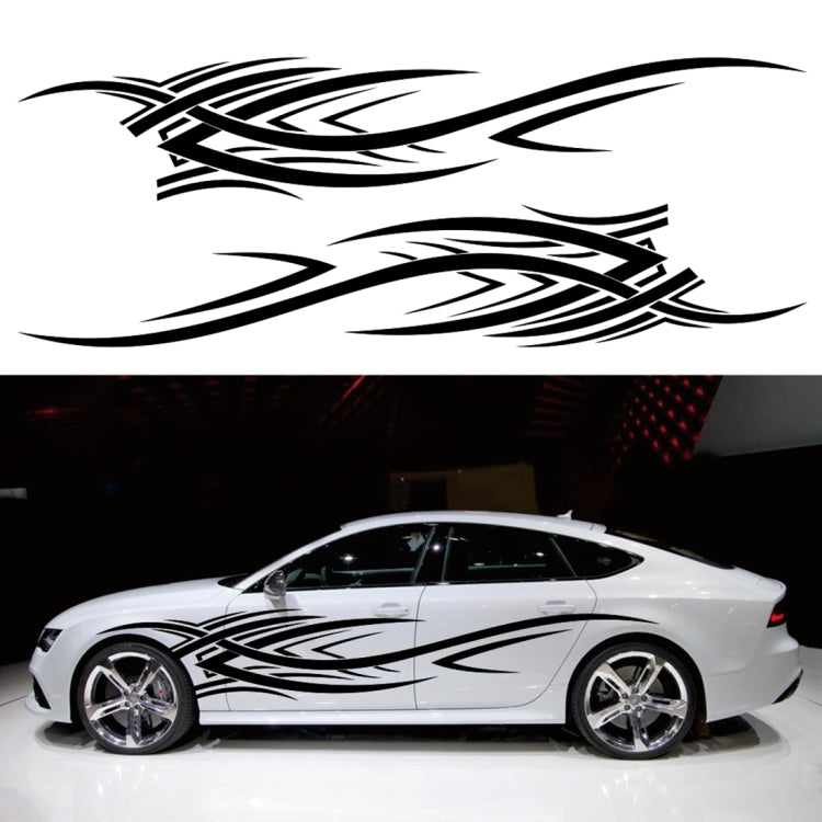 2 PCS/Set D-503 Totem Pattern Car Modified Decorative Sticker(White) - Decorative Sticker by buy2fix | Online Shopping UK | buy2fix